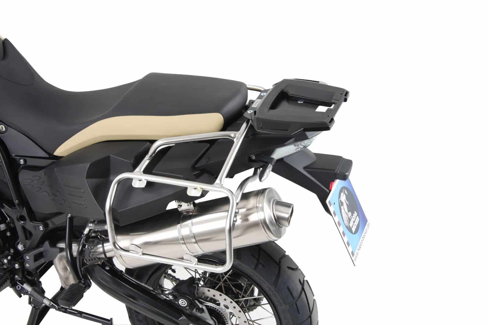Alurack top case carrier black for BMW F 800 GS Adventure (2013-2018)