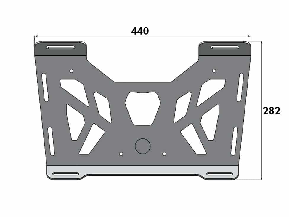 Modelspecific rear enlargement for BMW R 1200 GS LC (2013-2018)